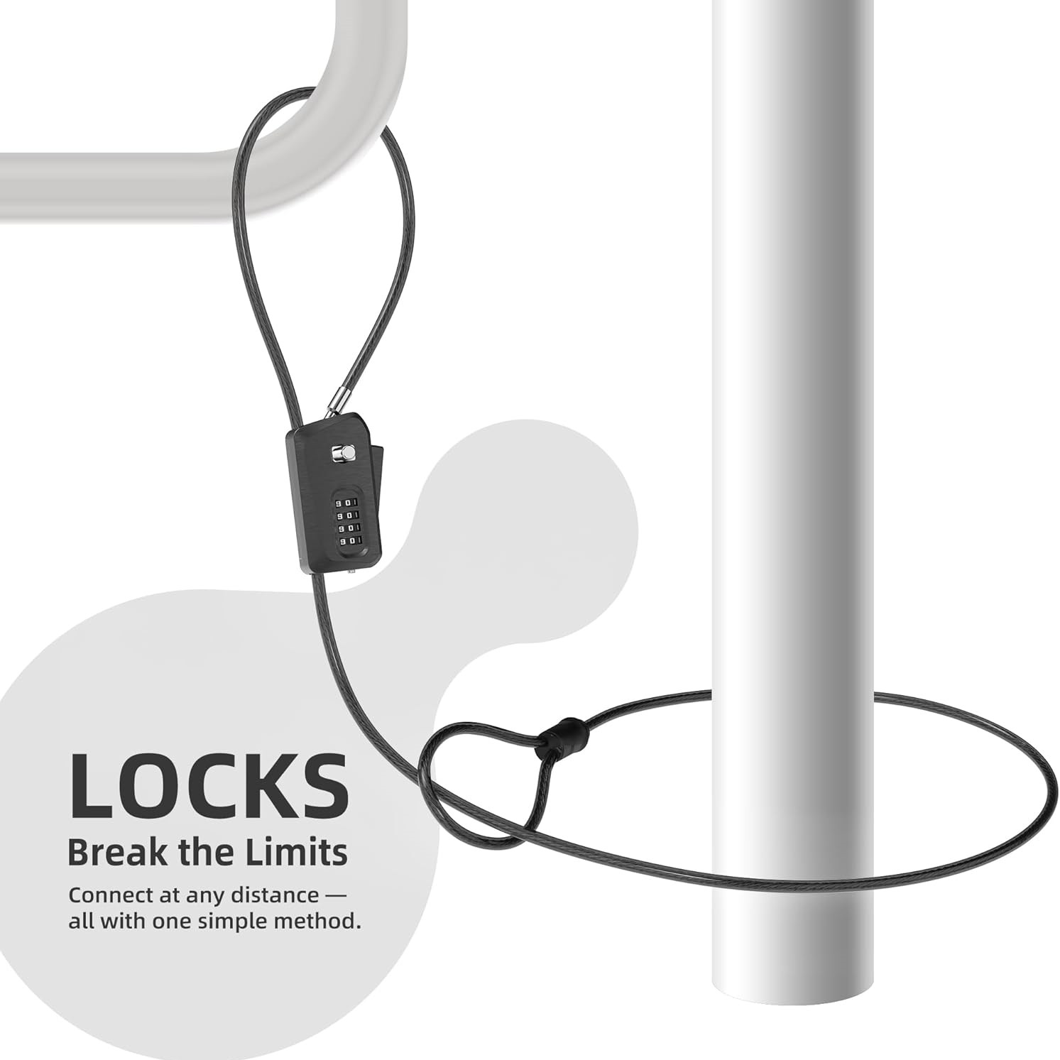 Замок-трос Python для велосипе – обзор и цена Cable Lock Flexible